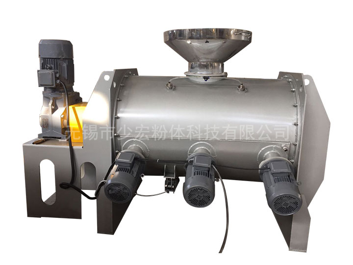 犁刀混合機配水冷夾套、噴液裝置